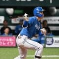 日本ハムの投打二刀流・柴田獅子がプロ初安打　新庄監督もボール掲げて喜ぶ　前日には中継ぎ登板で２回無失点、自己最速１５６キロ記録