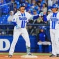【DeNA】井上朋也が移籍後初安打！５月にソフトバンクからトレード加入　記念球はベンチへ