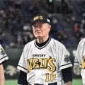 張本勲さん死去　１カ月前は元気な姿　東京ドームで代打登場に大歓声　阪神・佐藤輝明の三冠王も予想