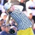 【女子ゴルフ】桑木志帆「内緒（笑）」のアプローチで好発進　日本勢３人目の日米メジャー同一年制覇へ