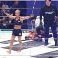 【ＲＩＺＩＮ】阿部詩の元ライバルが衝撃の完勝劇　リオ銅メダルのクジュティナが“ツヨカワ女王”ＲＥＮＡに一本勝ちで１０連勝「ＲＩＺＩＮで王者になる」
