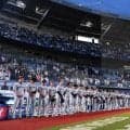 【ロッテ】張本勲さん悼み試合前に黙祷　半旗も掲げられる