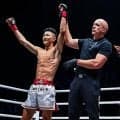 【ONE】吉成士門がボディーでもん絶KO勝ち「次はベルトへのアピールができるような試合を」