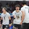 バレー男子　ロス五輪王手！韓国を圧倒し決勝進出　両チーム最多１５得点の石川「全員で勝ち取った一戦」　大一番へ「どんな状況でも勝つ」