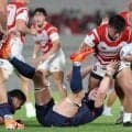 【ラグビー】大学生プロップ大塚壮二郎が圧倒的存在感　２２歳がスクラム制圧、トライで貢献「目の前のことを集中して」