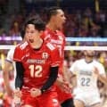 【バレー男子】あと１セットでロス五輪！　日本、第２セット連取　石川祐希のサービスエースで２６ー２４…アジア選手権決勝