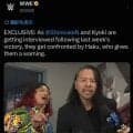 【WWE】中邑真輔、高橋ヒロムこと狂奇、MFTのキング・ハクから日本語で「わかるだろうな」