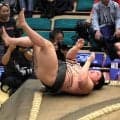 横綱のしこ名を継ぐ旭富士、初の大銀杏姿で初黒星　序ノ口デビューから５場所で通算２敗目