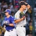 【阪神】伊藤将司が初回、細川成也に先制2ラン食らう　試合開始から8分　スタンドからため息