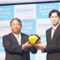【バレー】高橋藍、サントリースポーツとアンバサダー契約「一緒に力を合わせていきたい」