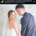 えぇっよく見たら…パリ五輪金メダリストと国際結婚のポーランド元代表美人妻　ど真ん中シースルーの斬新衣装に騒然「目のやり場が…」「なんてことだ」
