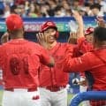 広島・中村奨成　待望の１号２ラン「ようやく…ですね。ホッとしてます」　３度の２軍調整を経て復調「遅いぐらいですけど」