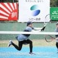 コートに熱気と笑顔　ソニー生命カップレディーステニス福井県大会