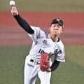 ロッテ　プロ初登板のドラ１石垣元気は１回無失点で交代　直球中心に１６球