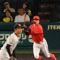 【広島】14勝左腕撃ち！リードオフマン大盛穂が存在感　高橋遥人から甲子園バックスクリーン弾