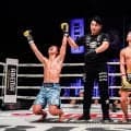 【RISE】那須川龍心、初の世界王座獲得「自分で自分をほめたい」観戦した天心も興奮し抱擁