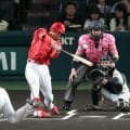 広島・佐藤啓が自身初の先頭打者弾　９月４発目は阪神・村上からバックスクリーンへ「１打席目から大胆に勝負できるように」