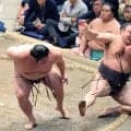 霧島痛恨の３敗目で横綱昇進は絶望的　美ノ海に３連敗　綱取り条件“高いレベルの優勝”困難に