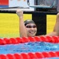 【競泳】鈴木聡美が50m平泳ぎで５大会連続メダル獲得　35歳７カ月の鉄人が自国開催に気合