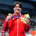 【競泳】松下知之が金メダル「強い気持ちが最後タッチにつながった」17歳小島夢貴との激戦制す