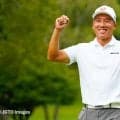 44歳の内藤寛太郎が初優勝「本当に長かった」　大会新25アンダー、福島県勢初V