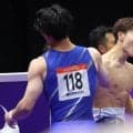 【体操】日本は金メダル逃す  岡慎之助が銀、橋本大輝は銅　着地で痛恨ミス…男子個人総合　中国が２連覇…アジア大会
