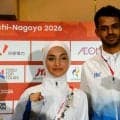 アジア大会は「夢」　難民選手団の2選手が会見、テコンドーに出場