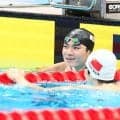 【競泳】松下知之２冠ならず「ただただ力不足」１７歳・小島夢貴に敗れる…アジア大会　男子４００Ｍ個人メドレー