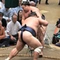 ズルズルと…霧島が３連敗で５敗目　綱取り消滅で元気なし　藤凌駕の押しに屈する