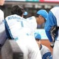 【日本ハム】引退試合の中島卓也が声出し「今日が一番のノックでした。これ以上話すと泣きそう」