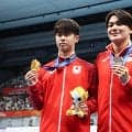 【競泳】小島夢貴「もうもらったな」「俺速いじゃん」３００ｍでＶ確信　同じ１７歳・大橋信にも感謝…アジア大会４００ｍ個人メドレー