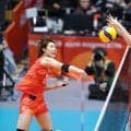 【バレー女子】日本、第１セット落とす　中国に１９－２５　高さに大苦戦　勝てば４８年ぶり金メダル…アジア大会