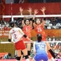 女子バレー　４８年ぶり金メダル逃す　中国にストレート負けの完敗　第３セットは序盤リードも逆転許す　２大会連続銀メダル