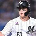 ロッテ・山口航輝　珍しいケースで二塁打が本塁打に覆る　中堅への大飛球がグラウンドに跳ね返る→審判団が自ら協議
