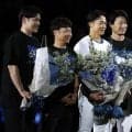 【日本ハム】中島卓也が引退セレモニーで“最後の守備練習”「（一塁に）届いて良かった」苦笑い