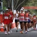 【陸上】男女ハーフマラソン競歩がスタート　 男子は１０キロ地点で山西利和が８秒差の２番手に…名古屋アジア大会