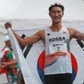 【陸上】銅の韓国選手が会見中に英語→韓国語→日本語で回答「ブロンズメダルはラッキーでした」