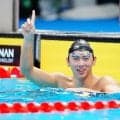 【競泳】光永翔音が100mバタフライで金メダル　高校時代は野球との二刀流で都大会８強高の４番