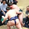時疾風が藤青雲に寄り切られ４敗目で勝ち越し持ち越し「残り４番頑張ります」と静かな決意