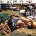 197センチの巨体が… 異色の日本人力士、モンゴル期待の新人の快挙に"待った" 実力発揮に館内騒然 天昇山は愕然