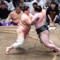 宇良、２場所ぶり勝ち越し　時疾風を押し出しで下す「まだ終わってないので引き続き頑張りたい」