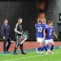 【日本代表】東北ファン大興奮！サイドラインに久保ら４人が同時に立つと、大歓声＆撮影ラッシュ