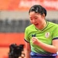 【卓球】18歳張本美和、中国・王曼昱を追いつめる　兄妹同日で世界１位撃破なるか