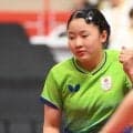 【卓球】「素晴らしい！」と解説も大絶賛　18歳張本美和、世界１位中国・王曼昱から先取