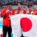 【競泳】男子400mリレーは日本新で銅　愛称カツオ松元克央「日本新と進化で『新カツオ』