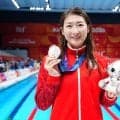 【競泳】池江璃花子「楽しかったです」体調万全ではない中で前日の銅に続く400メドレーリレー銀