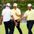 「僕のゴルフの状態は悪いけど」も松山英樹ペアが快勝 世界選抜はフォーサム全勝で大きくリード