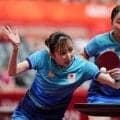 張本美和、早田ひなの“世界1位ペア”が中国撃破でメダル確定　Wエースが好連携で圧巻ストレート＆ベスト4進出【アジア大会2026】