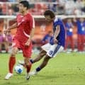 【サッカーＵ２１】北朝鮮との準々決勝は１-０で折り返し　今大会初先発のＦＷンワディケが先制弾…アジア大会