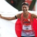 【陸上】マラソン競歩・勝木隼人がぶっちぎりＶ　２位に約３分差をつける大差で金メダル　諏方元郁も銅メダルで日本勢Ｗ表彰台